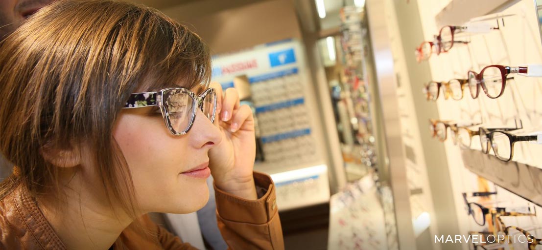 Woman Wearing Eyeglasses