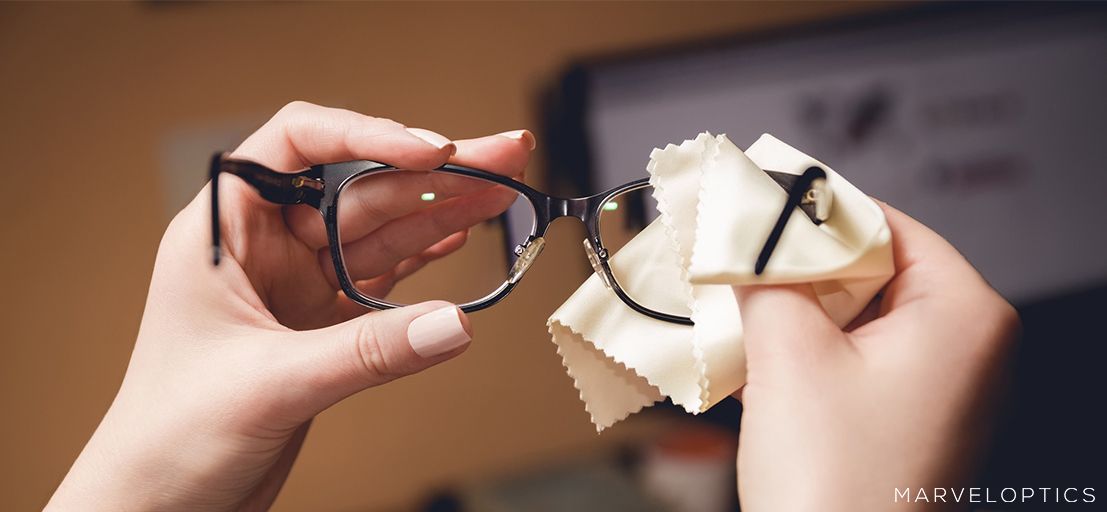 Cleaning Prescription Eyeglasses