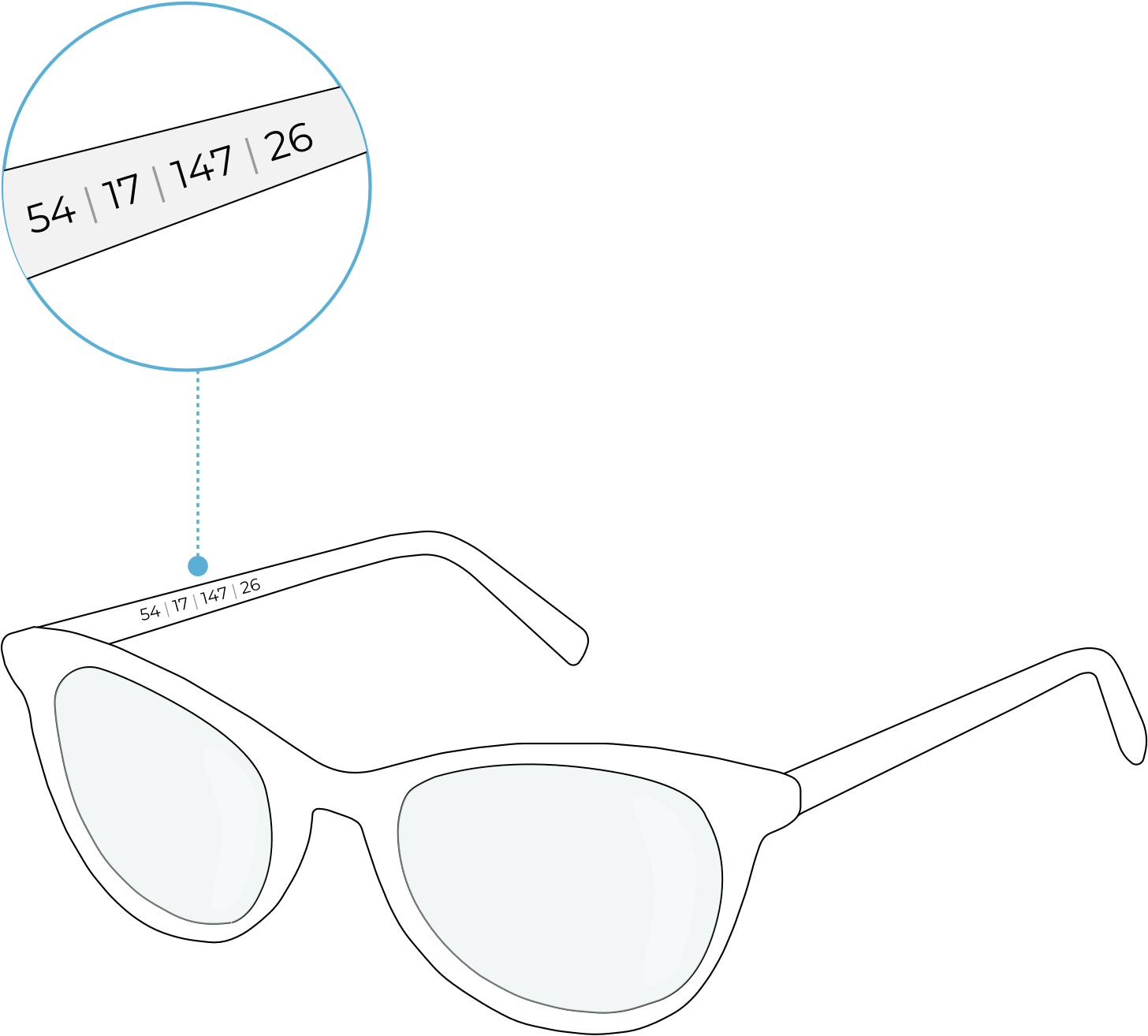 How To Measure Your Eyeglasses - Frame Size Guide | Marvel ...