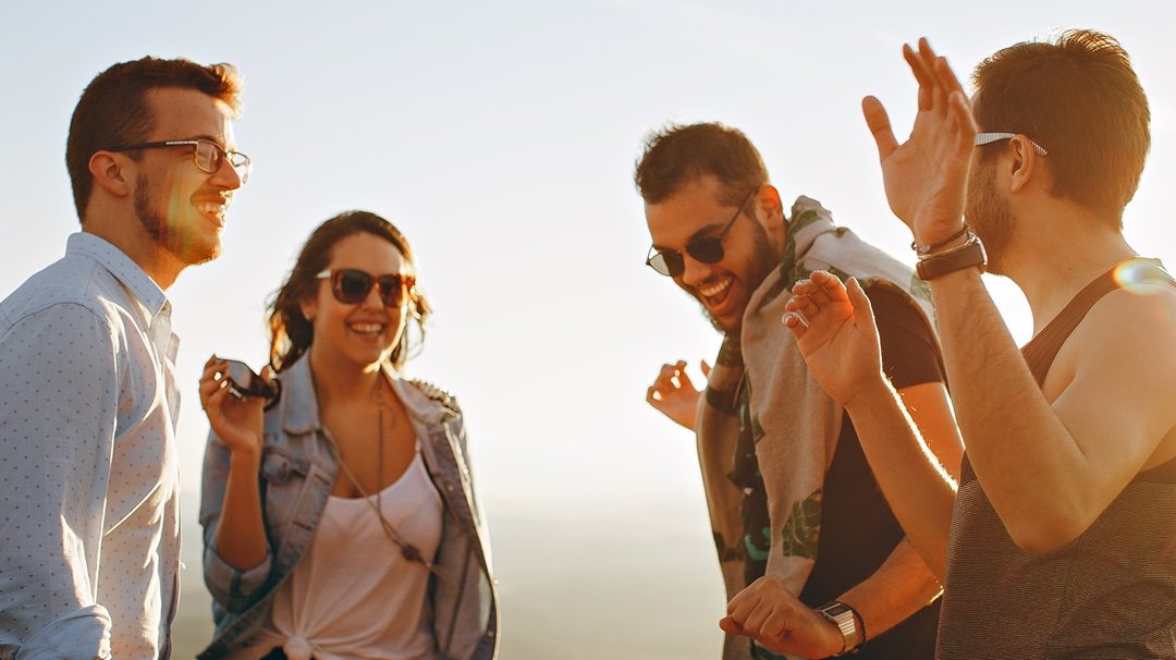 Friends Wearing Sunglasses