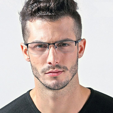Men's Half Rim Eyeglasses - Shop Top 25 Lightweight Frames (On Sale)