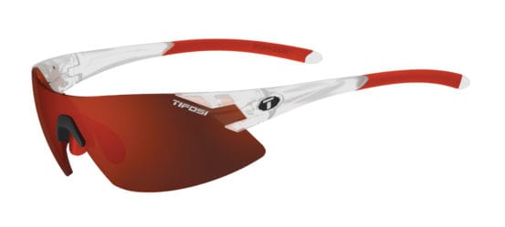 Tifosi Optics Podium XC Silver/Clear Fototec Cycling Sunglasses with Hardcase 