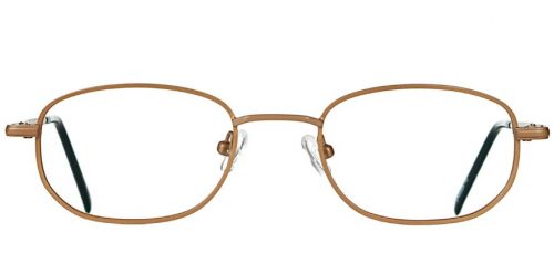 Optical Eyewear - Oval Shape, Metal Rimless Frame - Prescription