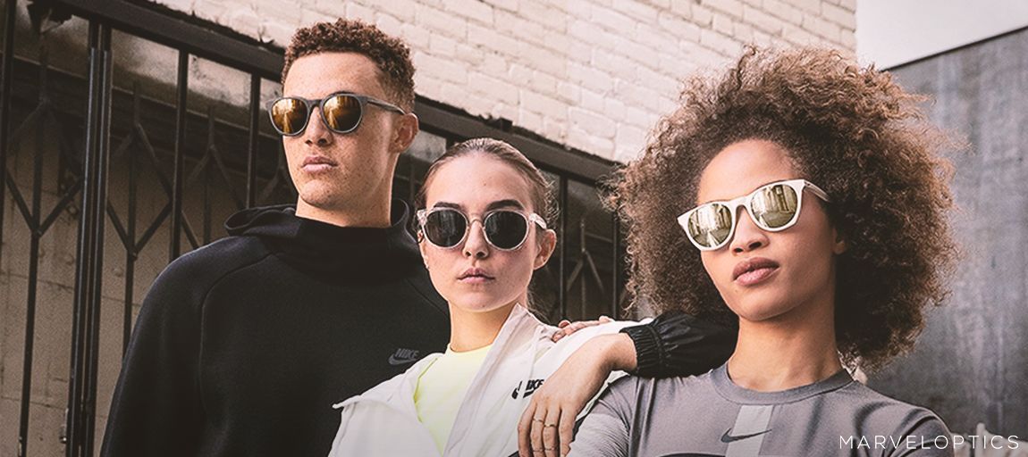 Friends wearing Nike sunglasses