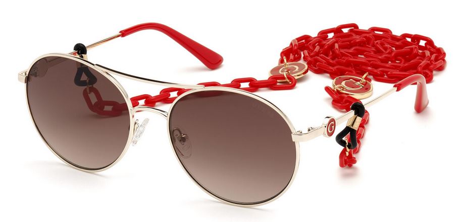 Grey Nichel Stagno Chiaro Luc/Blu Specchiato 59 Guess Unisex Adults’ GU7555 10X 59 Sunglasses 