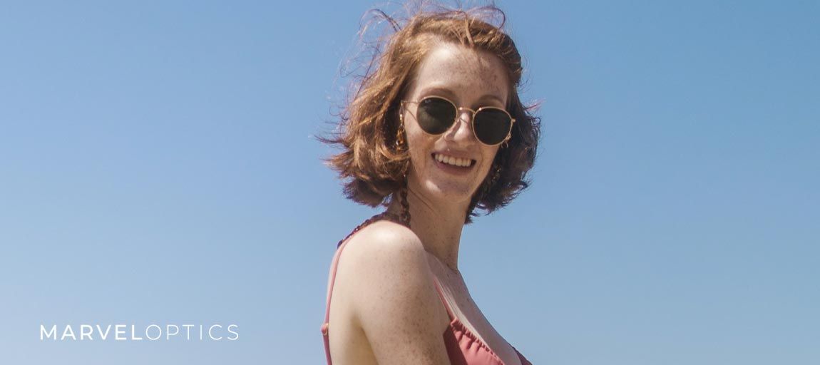 Woman Wearing Polarized Sunglasses