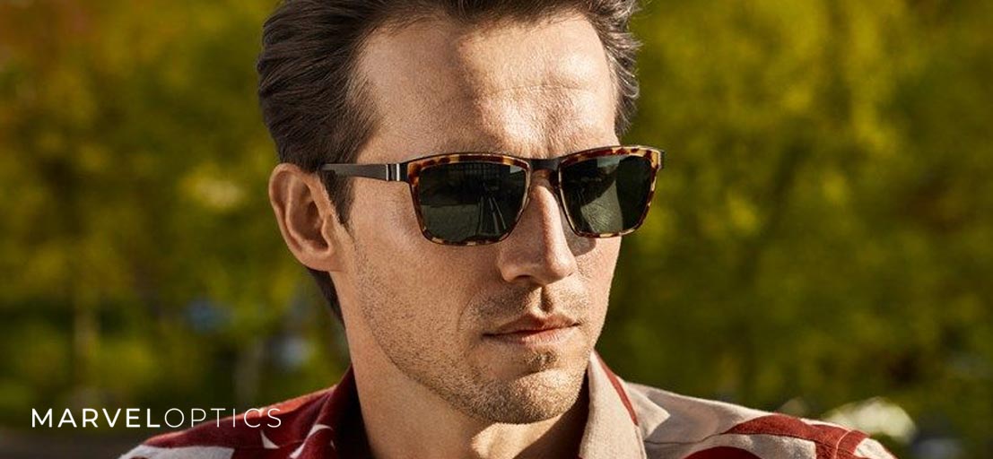 Man Wearing Prescription Sunglasses