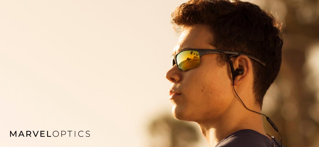 Man Wearing Prescription Sunglasses