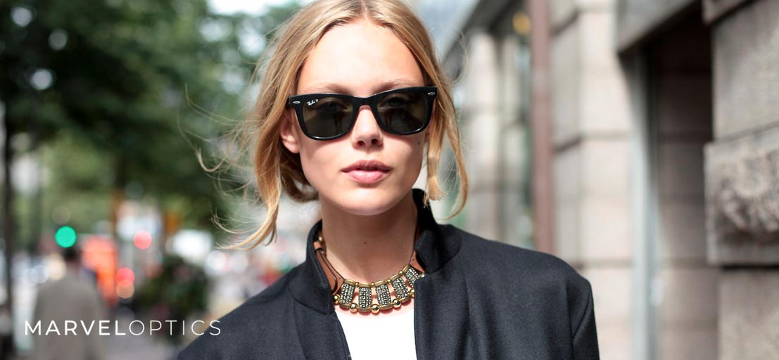 Woman Wearing Prescription Sunglasses