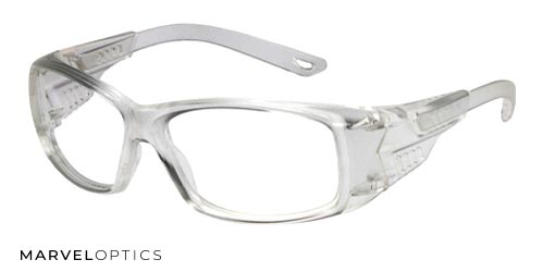 OnGuard WRAP 255S Clear Safety ANSI Rated Prescription Safety Glasses