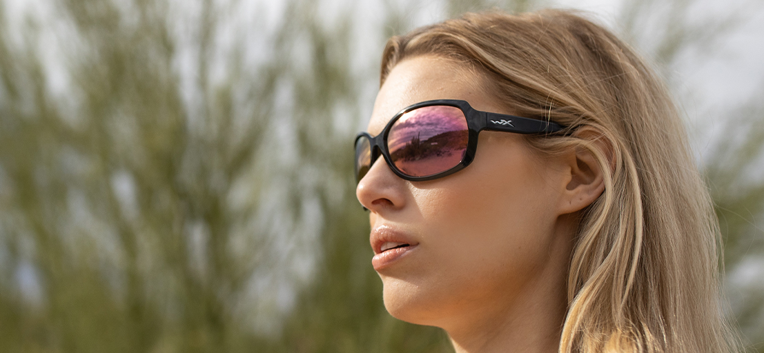 woman wearing man wearing Wiley X Prescription Sunglasses